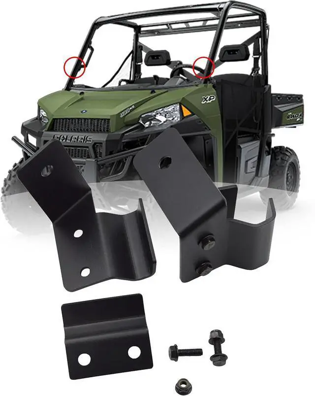 Main image of Wsays Front Side Pillar Light Mount Pro-fit Cage Fit for Polaris Ranger