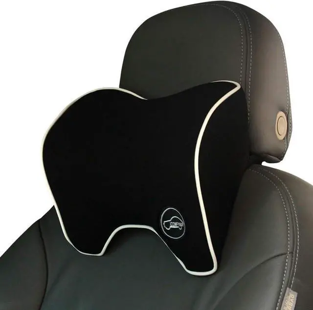 Main image of Car Neck Support Pillow for Neck Pain Relief When Driving,Headrest Pillow for Car Seat with Soft Memory Foam  Black