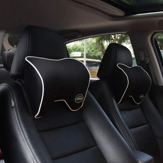 Alt view image 5 of 6 - Car Neck Support Pillow for Neck Pain Relief When Driving,Headrest Pillow for Car Seat with Soft Memory Foam  Black