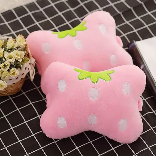 Main image of Sexysamba Car Headrest Pillow,Cartoon Neck Pillow for Car,Comfortable Soft Seat Pillow for Driving,Head Rest Cushion,Cute Neck Pillow for Travelling and Home 2Pcs (Pink)