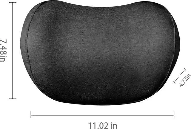 Alt view image 2 of 6 - Car Neck Pillow for Driving - Ultra-Soft C-Shaped Neck Pillow for Car, Cloud-Like Comfort & Neck Support for Car Seat, Perfect for Long Drives & Road Trips (Black)