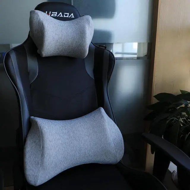 Main image of Lumbar Support Pillow for Car,Car Neck Pillow Kit for Car with Adjustable Strap,Car Headrest Pillow Ergonomic Design for Comfort