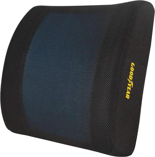 Alt view image 4 of 7 - Goodyear Lumbar Support Pillow for Office Chair and Car Seat - Memory Foam Lumbar Pillow & Back Brace Support Posture Corrector, Lower Back Pain Relief
