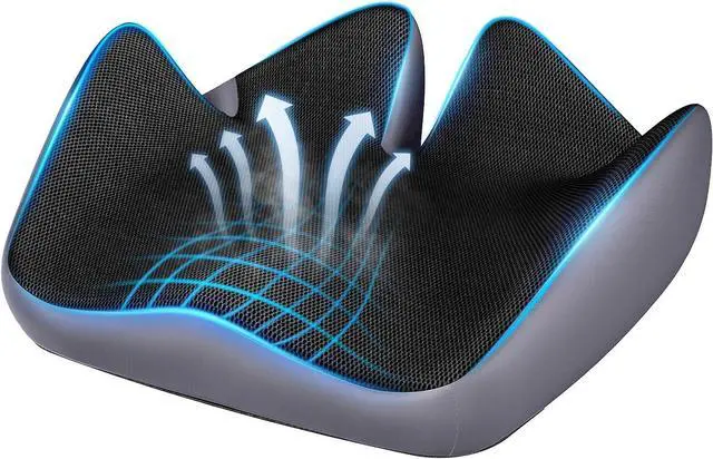 Main image of Seat Cushion for Relief Sciatica - Memory Foam Cushion for Office Chair, Hip & Coccyx Pain Relief for Long Sitting,2025 Upgraded Large Seat Cushion for Soft Support,Suitable for Game Chair/Wheelchair