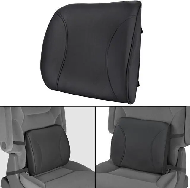 Main image of BDK BS-300-BK Durable Foam Lumbar Support 3D Balanced Firmness Cushion-Lower Back Pain Relief-Best for Office Chair, Car Seat, Recliner, Black
