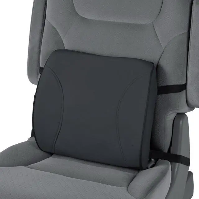 Alt view image 2 of 7 - BDK BS-300-BK Durable Foam Lumbar Support 3D Balanced Firmness Cushion-Lower Back Pain Relief-Best for Office Chair, Car Seat, Recliner, Black