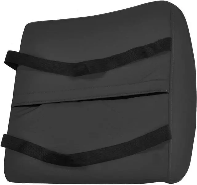 Alt view image 3 of 7 - BDK BS-300-BK Durable Foam Lumbar Support 3D Balanced Firmness Cushion-Lower Back Pain Relief-Best for Office Chair, Car Seat, Recliner, Black