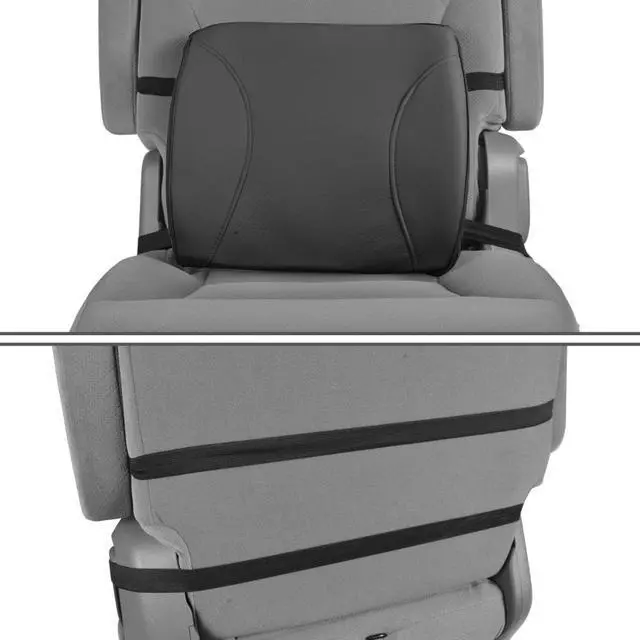 Alt view image 6 of 7 - BDK BS-300-BK Durable Foam Lumbar Support 3D Balanced Firmness Cushion-Lower Back Pain Relief-Best for Office Chair, Car Seat, Recliner, Black