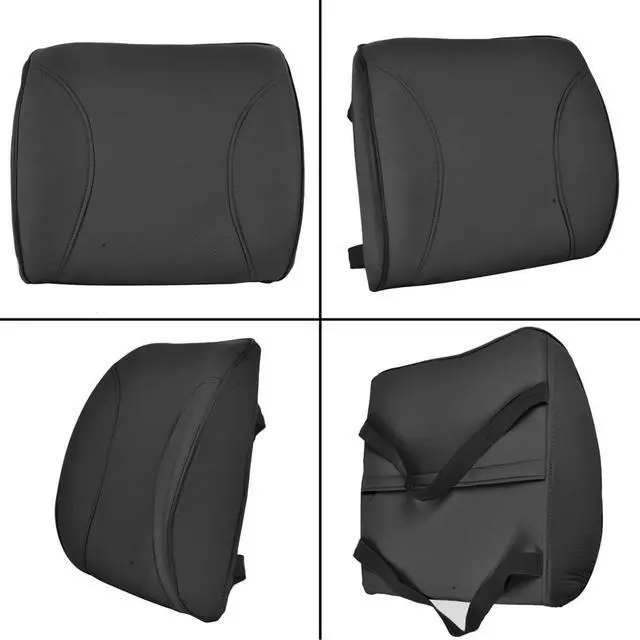 Alt view image 7 of 7 - BDK BS-300-BK Durable Foam Lumbar Support 3D Balanced Firmness Cushion-Lower Back Pain Relief-Best for Office Chair, Car Seat, Recliner, Black