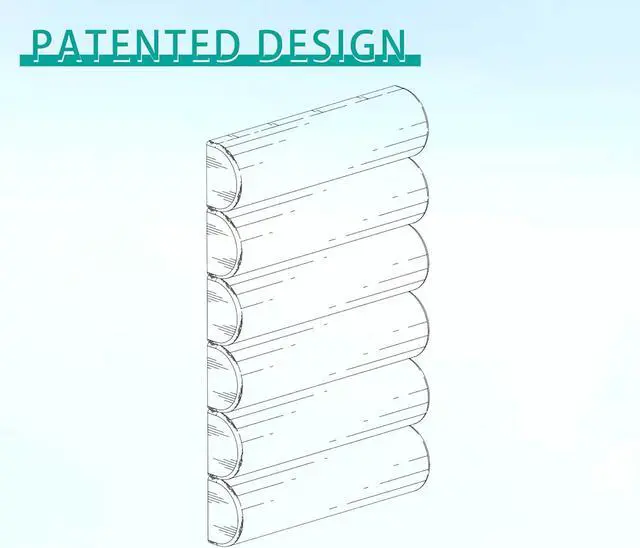 Alt view image 4 of 7 - Ergonomic Lumbar Support Pillow for High Back Office Chair - Adjustable 6 Semicircular Back Cushion with Breathable Mesh Cover,Spine Support for Desk/Gaming Chairs, Neck/Upper/Lower Back Pain Relief