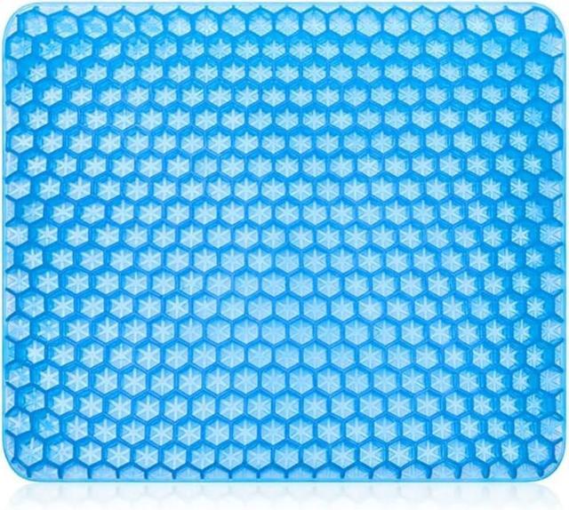 Main image of Gel Seat Cushion - Cooling, Breathable, and Pressure-Relieving Long Sitting for Office Chair, Home, Car, and Wheelchair UseExperience Ultimate