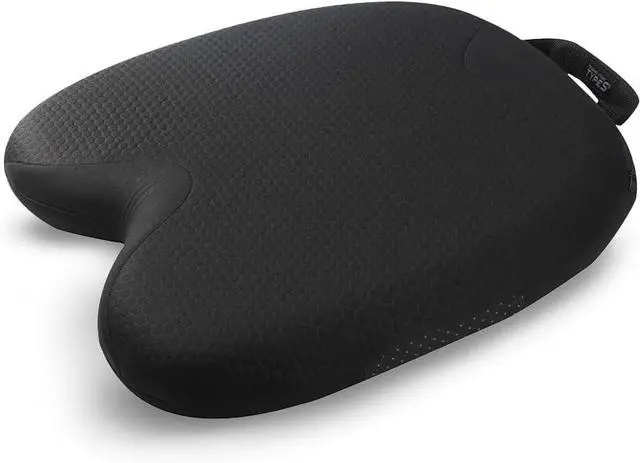 Alt view image 3 of 5 - Type S Comfort Gel Seat Cushion 2 Pack, Gel Enhanced Memory Foam Seat Cushion for Office Chair, Car Seat, Tailbone Pain Relief, Sciatica & Back Pain Relief, Portable and Machine Washable