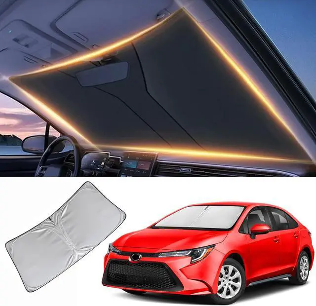 Main image of Windshield Sun Shade for Toyota Corolla Front Window Shades Cover for 2014-2025 Corolla Windshield Sun Visor Protector Car Accessories