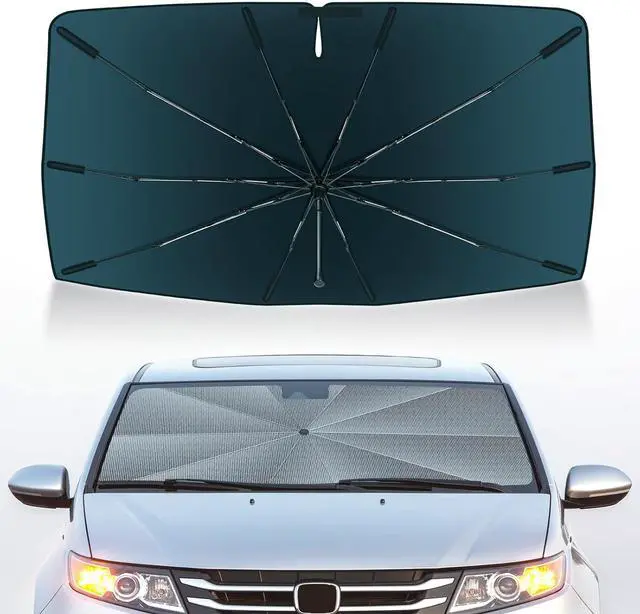Main image of Autorder Windshield Sun Shade Umbrella for 2011-2017 Honda Odyssey Accessories,Upgraded Ice Crystal Material,Easy Setup Umbrella Sunshade for Car Windshield,100% Sun Blocking