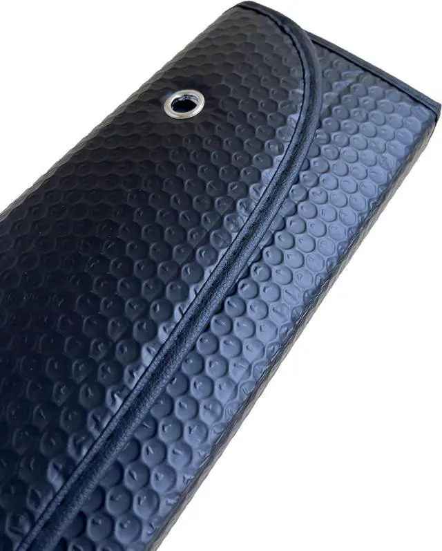 Alt view image 6 of 7 - Car Sun[Shade], Sun Protector,Foldable Front Window Shade-Thicken 5-Layer Bubble for Auto Windshield UV Protection and Heat Reflector 58"x 27.5" (Black)