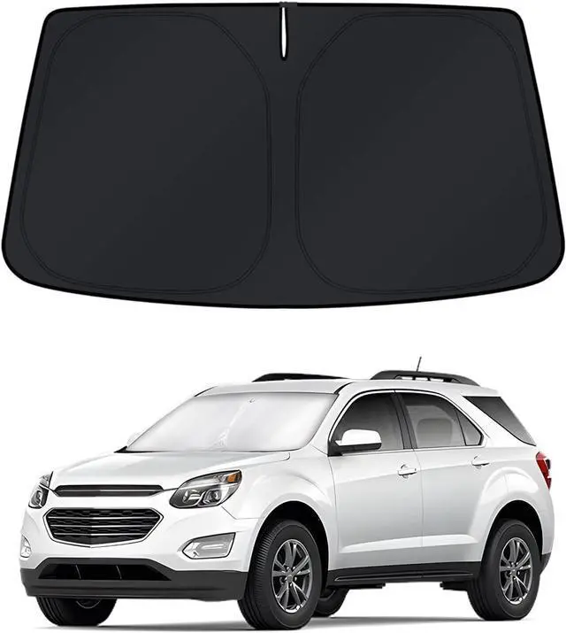 Main image of KUST Windshield Sun Shade for 20102017 Chevy Equinox Window Shade Sun Visor Cover Foldable Blocks UV Rays Keep Your Car Cooler