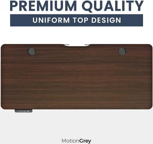 Alt view image 6 of 7 - MotionGrey Standing Desk Height Adjustable Electric Motor Sit-to-Stand Desk Computer for Home and Office - Black Frame (43x24 Tabletop Included)