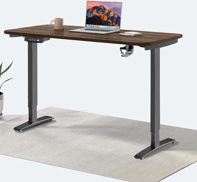 Alt view image 2 of 8 - MotionGrey Series II Electric Standing Desk, Height Adjustable Sit Stand Desk