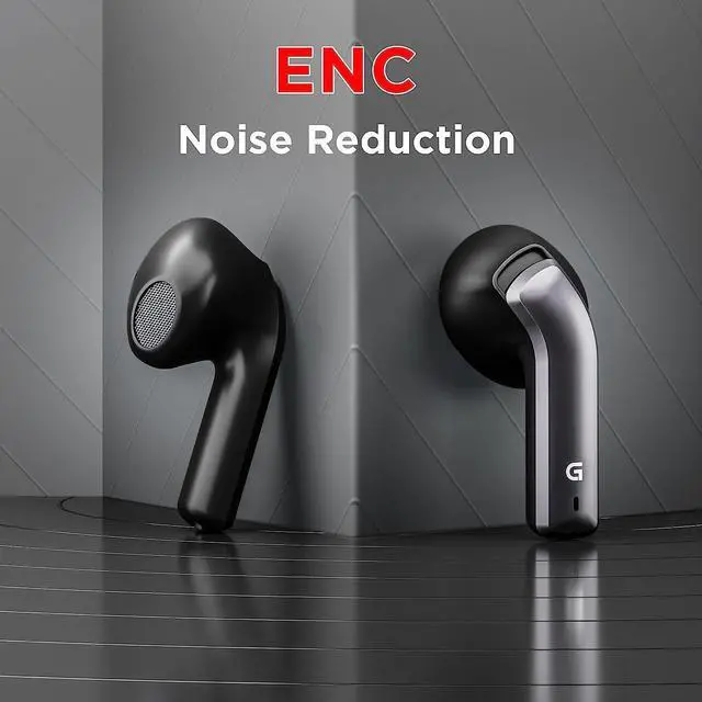 Alt view image 3 of 7 - GIZMORE TWS 809 Pro Bluetooth 5.3 | Featherlite Sung Fit in-Ear Wireless Earbuds Bluetooth Headset Provide Up to 20 Hours of Playtime with The Charging Case (Black)