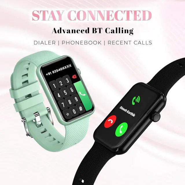 Alt view image 6 of 7 - GIZMORE Slate 1.57 Inch Super Aod with 500 Nits Brightness | Ai | Sports Modes | Spo2, Bt Calling Smartwatch Curved Glass Rectangular Display | Sleek Metal Frame (Black)