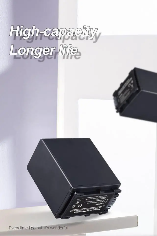 Alt view image 3 of 7 - CITYORK 2 Packs NP FV100 Batteries with LCD USB Charger for Sony NP-FV30 NP-FV50 NP-FV70 SX83E SX63E FDR-AX100E AX100E