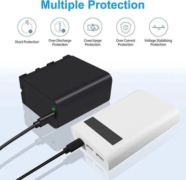 Alt view image 3 of 7 - CITYORK NP-F970 Li-ion Battery for Sony F750, F770, F960, F550, F530, F330, F570, CCD-SC55, TR516, TR716, TR818, TR910, TR917