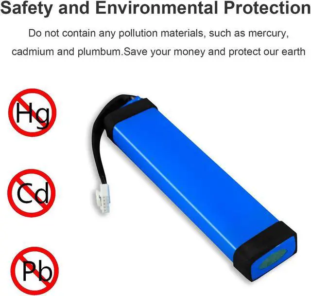 Alt view image 4 of 6 - CITYORK Replacement Battery For JBL Xtreme1 Xtreme 1 GSP0931134 5000mAh 7.4V 37Wh Li-ion