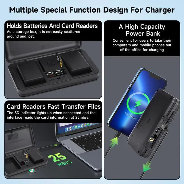 Alt view image 4 of 7 - CITYORK Samrt charger LP-E8 for Canon EOS Rebel T2i, T3i, T4i, T5i, 600D, 650D, EOS 550D,700D, Kiss X4, X5, X6, LC-E8E camera