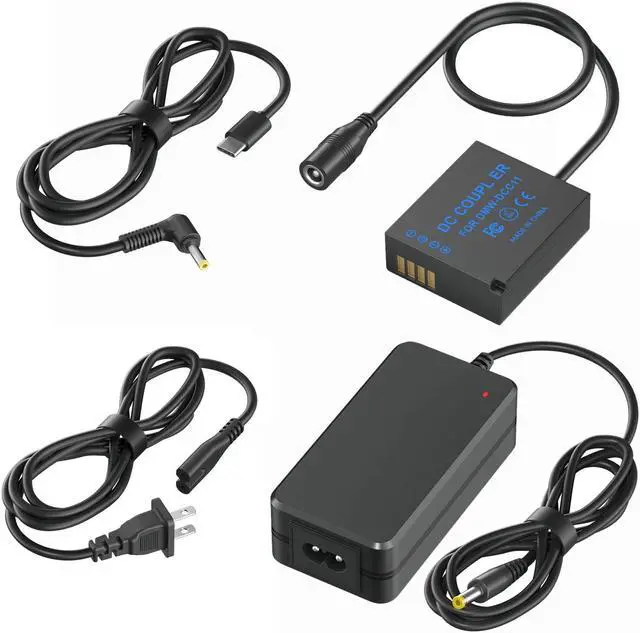Main image of CITYORK DMW-DCC11  Dummy Battery Coupler Power Connector (DMW-BLE9 DMW-BLG10 Dummy Battery Replacement) for Lumix DMC-GF6 DMC-GF5 DMC-GF3 DMC-S6 DMC-GX7 DMC-LX100 GX80 GX85 GX85CGK GX85K GX7 MARKII Ca