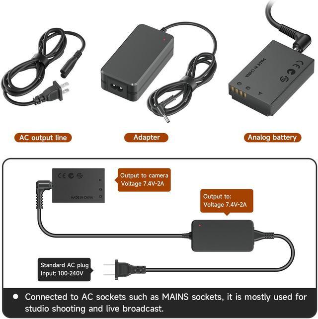 Alt view image 4 of 7 - CITYORK ACK-E12 AC Power Adapter DR-E12 DC Coupler LP-E12 LPE12 Dummy Battery Kit for Canon EOS M200,EOS M50,EOS M50 Mark ii,EOS M100,EOS M,EOS M2,EOS M10,Kiss M,Kiss M2 Mirrorless Digital Cameras.