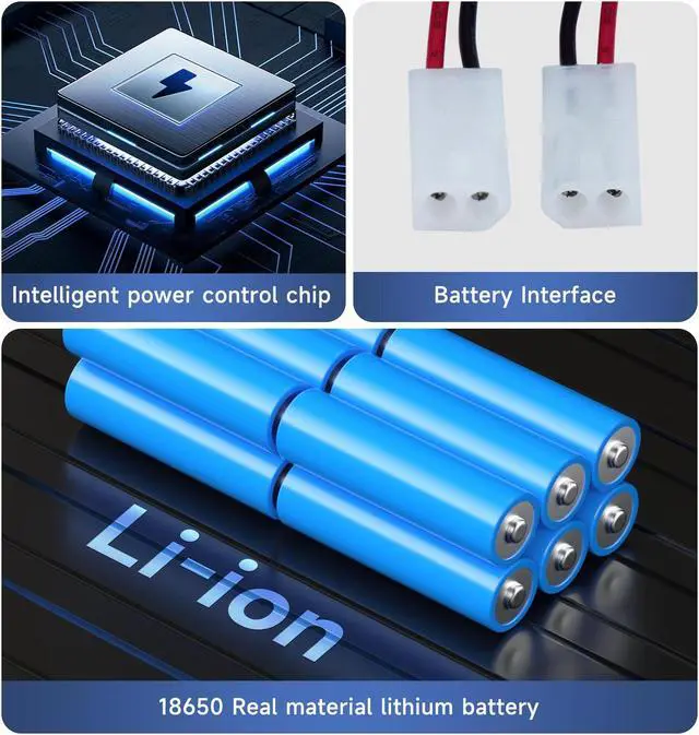 Alt view image 4 of 7 - CITYORK 14.8V 4500mAh Li-ion Replacement for Xiaomi MI G1, for Panasonic MC-WRC53, for Phicomm X3, for PUPPY0O R30/ R30 PRO, for FLYCO FC9601/FC9602 Essential MJSTG1 Robot Vacuum Cleaner