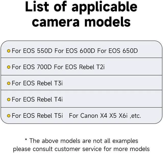Alt view image 6 of 7 - CITYORK 2100mAh LP-E8 Battery with Type-C USB-C Fast Charging for Canon EOS 550D 600D 700D X4 X5 X6i X7i T2i T3i T4i T5i Camera 7.4v