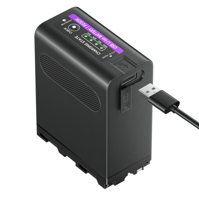 thumbnail interactive-video image 1 of Kastar F980 Battery Fast Charger Kit For Sony NP-F570, F770, F960, F970, NPF980 – Includes 8700mAh Battery 1 of 2