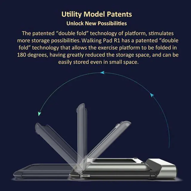 Alt view image 6 of 7 - KingSmith WalkingPad R1 Pro 2IN1 Foldable Treadmill 0.5 - 10KM/H