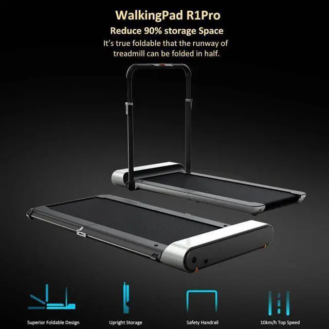 Alt view image 3 of 7 - KingSmith WalkingPad R1 Pro 2IN1 Foldable Treadmill 0.5 - 10KM/H