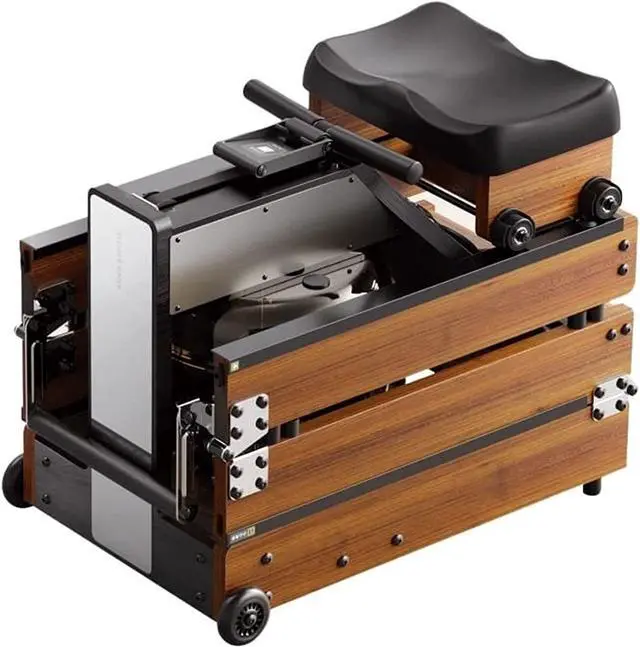 Alt view image 4 of 6 - KingSmith Foldable Rowing Machine WR1 Triple Folding Water Resistance Rower