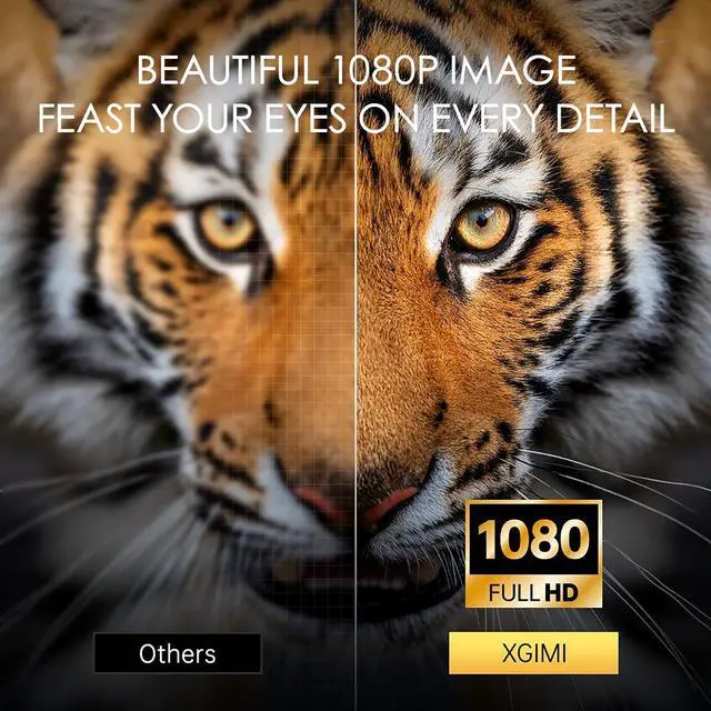 Alt view image 6 of 7 - XGIMI MoGo Pro+ FHD Mini Projector for Home Theatre Screen, 4K Movie/Video Support, Android TV, Smartphone, WiFi, Bluetooth, Portable, Outdoor w/Speaker, Auto Focus/Keystone