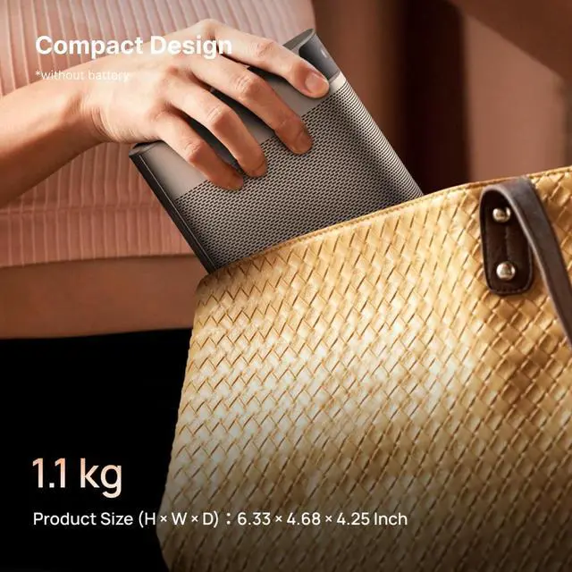 Alt view image 6 of 7 - XGIMI MoGo 2 Pro Mini Projector for Home Theatre Movies, Videos, Smartphone, WiFi/Bluetooth, FHD, 4K Support, Portable, Android TV, Outdoor w/Speaker