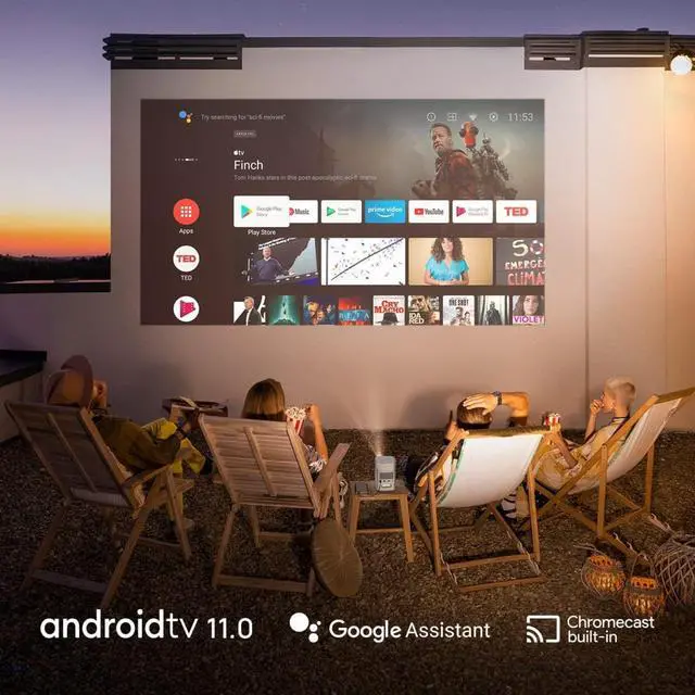 Alt view image 7 of 7 - XGIMI MoGo 2 HD Mini Projector with Speaker with Dolby Audio, Smart Phone, 4k Support, WiFi, Portable for Home Theatre & Outdoor, Gaming