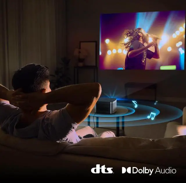 Alt view image 6 of 7 - XGIMI Horizon Pro 4K UHD Home Theatre Projector, WiFi, Movies, Videos, Bluetooth, Android TV, Harmon Kardon Speakers, Large Screen, Smartphone Compatible