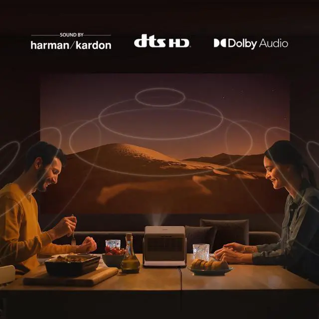 Alt view image 7 of 7 - XGIMI HORIZON S Max 4K UHD Home Theatre Projector for Movie,Video, Gaming, SmartPhone, up to 200'' Screen Projection, Auto Focus/Keystone, w/Stand,Speaker, IMAX Enhanced, 2025 New