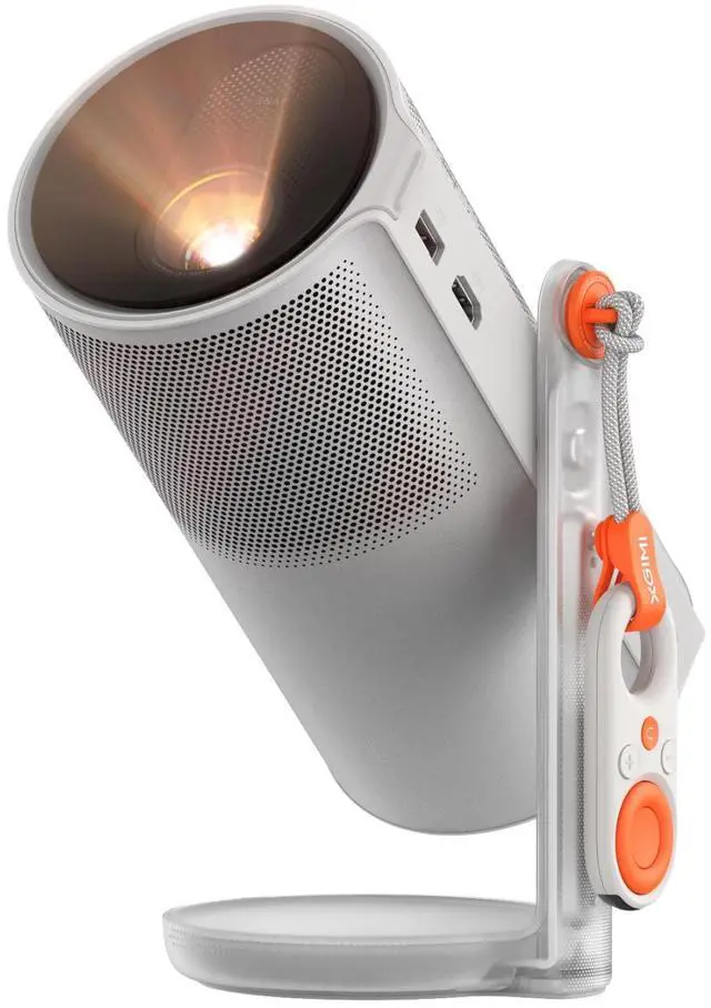 Alt view image 2 of 7 - XGIMI MoGo 4 2025 NEW Portable Projector, Google TV with Licensed Netflix, 360° Adjustable Stand, 2.5 Hours of Playtime, 2 x 6W Harman Kardon, Outdoor Projector, Wifi, Bluetooth, Include Sunset Filter