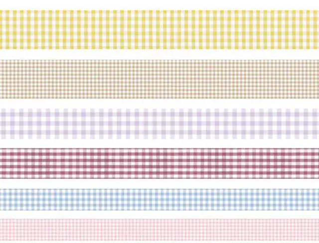 Alt view image 4 of 5 - 6 Rolls Plaid Washi Tape Set Basic Grid Masking Decorative Tapes for Arts, DIY Crafts, Journals, Planners, Scrapbooking, Wrapping (Basic Plaid)