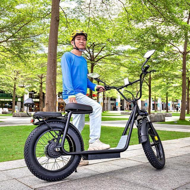 Airplaying-62Miles 20inch NFC Electric Bike Scooter for Adults with 1000W  Motor-Electric Scooter with Seat-Front Hydraulic Shock suspension,E Scooter  with Front and Rear Hydraulic Disc brake 