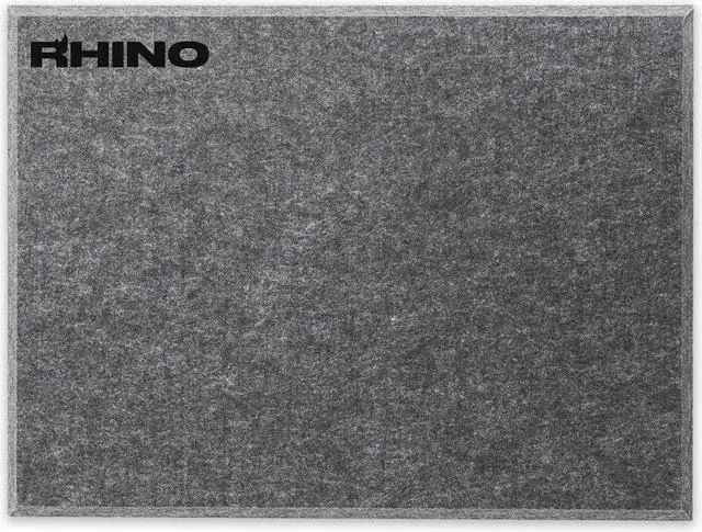 Alt view image 2 of 4 - Windscreen Supply Co. 6-Pack RHINO Fireproof Acoustic Sound Proofing Wall Panels 16 in. x 12 in. Dark Gray - RHP1612D