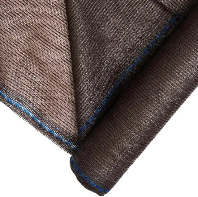 Alt view image 2 of 7 - Windscreen Supply Co. Heavy Duty Mesh Privacy Screen Shade Raw Roll 5 ft. 10 in. x 100 ft. 60% Blockage - PS6160BRN