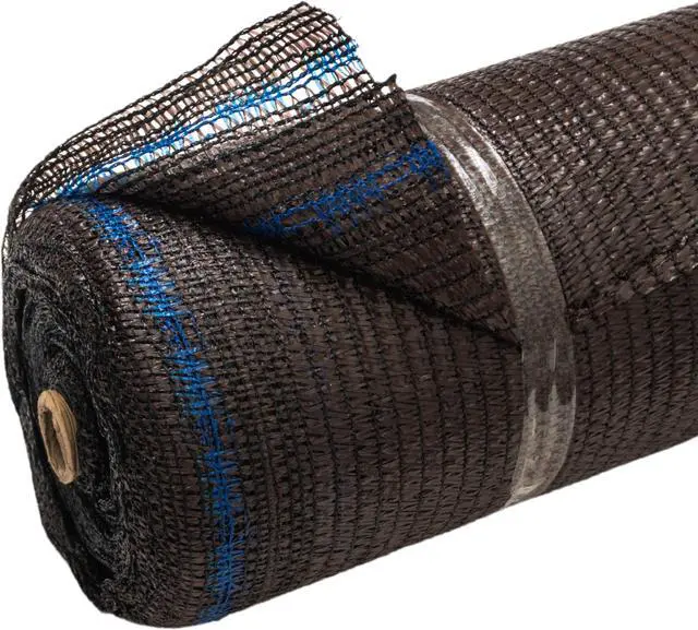 Alt view image 3 of 7 - Windscreen Supply Co. Heavy Duty Mesh Privacy Screen Shade Raw Roll 5 ft. 10 in. x 100 ft. 60% Blockage - PS6160BRN