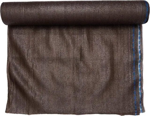 Alt view image 5 of 7 - Windscreen Supply Co. Heavy Duty Mesh Privacy Screen Shade Raw Roll 5 ft. 10 in. x 100 ft. 60% Blockage - PS6160BRN