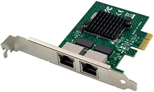 Alt view image 2 of 5 - Dual-Port PCIe Gigabit Ethernet Server Adapter with NetXtreme BCM5720-2P Chipset PCI Express 1000M Network LAN Card for Windows Sever Linux Ubuntu VMware