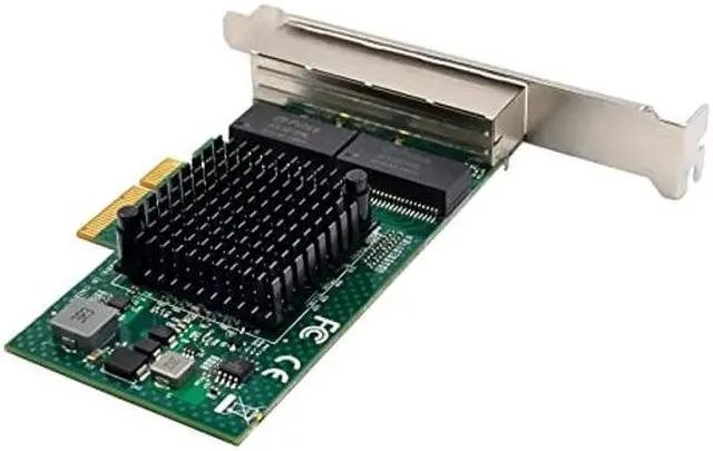 Alt view image 5 of 5 - Quad-Port PCIe Gigabit Ethernet Server Adapter with NetXtreme(r) BCM5719 Chipset PCI Express 1000M Network LAN Card for Windows Server Linux Ubuntu VMware (BCM5719-4P)